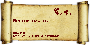 Moring Azurea névjegykártya